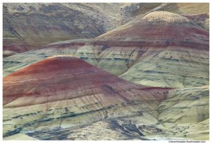 Painted Peaks, Painted Hills of Oregon, Painted Hills National Monument, Mitchell, Oregon, Fall 2016