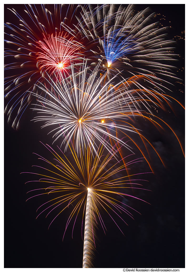 Parkville Missouri Fireworks,  Independence Day, 2014