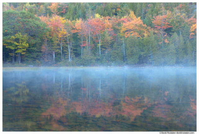 Fall Reflection, Bubble Pond,  Acadia National Park, Maine