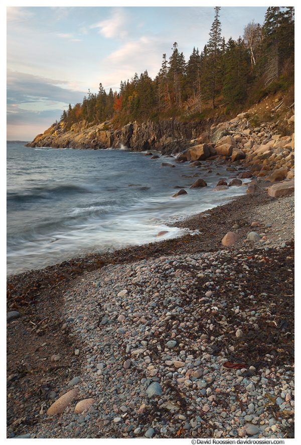Curved Cobblestones, Hunters Beach, Acadia National Park, Maine