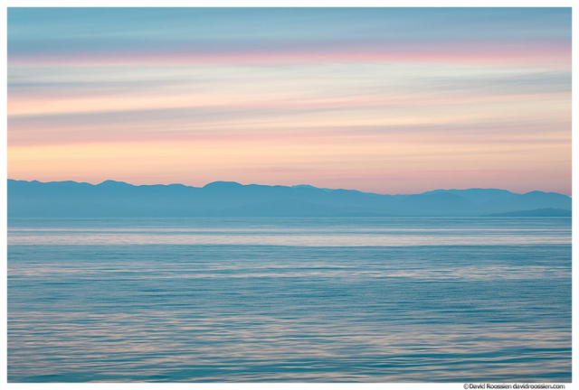 Twilight, Strait Of Juan de Fuca, Salish Sea, Washington State