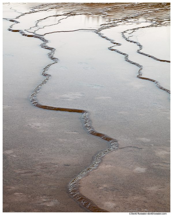 Undulating Steps of Grand Prismatic Spring, Yellowstone National Park, Wyoming