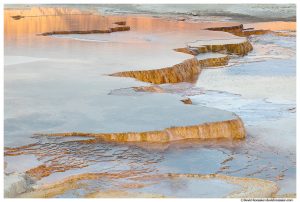 Infinity Pool Steps, Upper Terrace, Mammoth Hot Springs, Yellowstone National Park, Wyoming