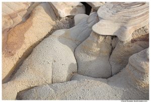 Sandstone Capped Mud Flows, Bisti Badlands, New Mexico